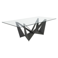 Estila Luxusní jídelní stůl Urbano obdélníkový skleněný 180-240cm