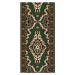 Alfa Carpets  Běhoun na míru TEHERAN T-102 green - šíře 80 cm
