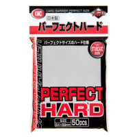 Obaly na karty KMC Standard Sleeves - Perfect Hard - 50 ks