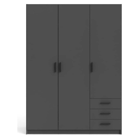 Tmavě šedá šatní skříň 147x200 cm Sprint - Tvilum