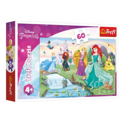 Trefl Puzzle Disney Princess - Seznamte se s princeznami / 60 dílků
