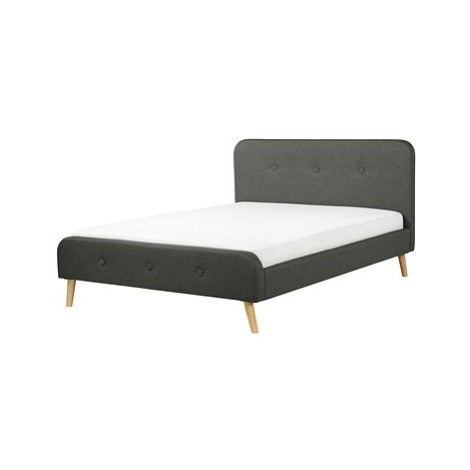 BELIANI postel RENNES 180 × 200 cm, šedá