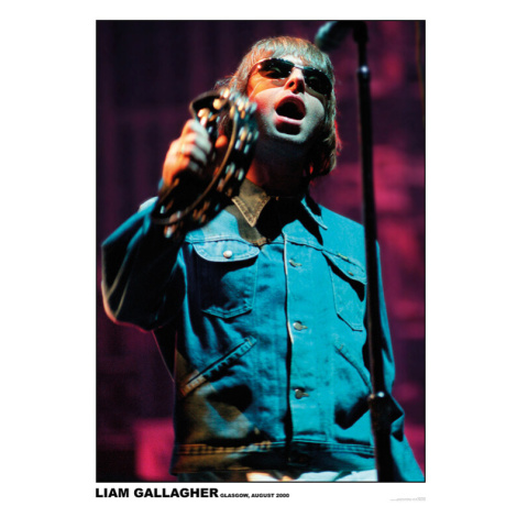 Plakát, Obraz - Liam Gallagher - Oasis Glasgow 2000, (59.4 x 84.1 cm)
