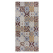 Hanse Home Collection koberce Běhoun Cappuccino 105881 Mosaik Brown Multicolored - 75x150 cm