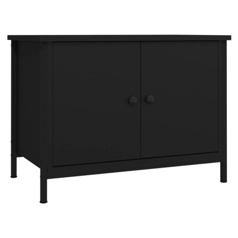 vidaXL TV skříňka s dvířky černá 60 x 35 x 45 cm kompozitní dřevo