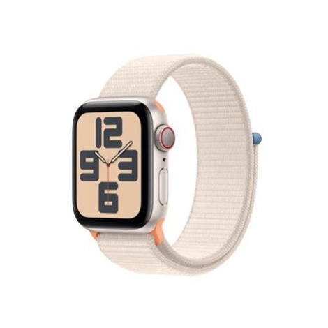 Apple Watch SE (2023) Cellular 40mm sportovní provlékací řemínek hvězdně bílý