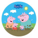 Vodní podložka na hraní splash pad Peppa Pig, průměr 150cm