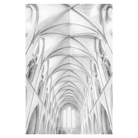 Umělecká fotografie St. Patrick's Cathedral, Dublin, Gary E. Karcz, (26.7 x 40 cm)