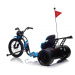 mamido Dětská elektrická tříkolka DRIFT BIKE 21 modrá
