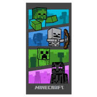 Bavlněná dětská osuška 70x140 cm Minecraft Adventure is Attitude – Jerry Fabrics