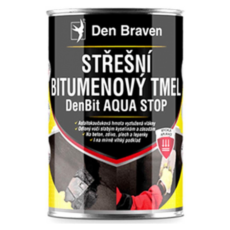 Střešní bitumenový tmel Den Braven DenBit AQUA STOP 1 kg