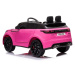 Mamido Dětské elektrické autíčko Range Rover lakované růžové