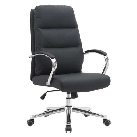 Kancelářské křeslo, černá/chrom, ADMON Tempo Kondela