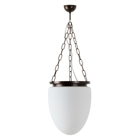 OSMONT MIR67978 MIRA R závěsné skleněné svítidlo starobronz / bílá IP40 4000 K 27W LED