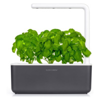 Click and Grow Smart Garden 3 chytrý květináč + 3ks kapslí se semínky bazalky šedý