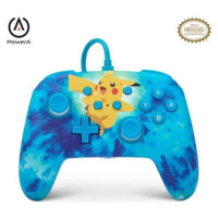PowerA Enhanced drátový herní ovladač - Tie Dye Pikachu (Switch)