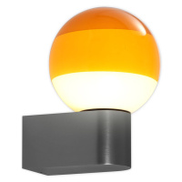 Marset Nástěnné svítidlo LED MARSET Dipping Light A1, oranžová/šedá