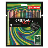 STABILO GREENcolors Pastelky ARTY - sada 24 barev