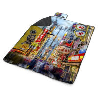 Plážová deka Noční ulička: 200x140 cm