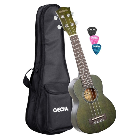 Cascha HH 2265 Premium Green Sopránové ukulele