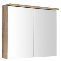 KAWA STRIP galerka s LED osvětlením 80x70x22cm, dub emporio WGL38S