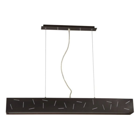 Stropní kancelářské svítidlo Beam 21W T5 kov wenge 900X100X1125MM CANDELLUX