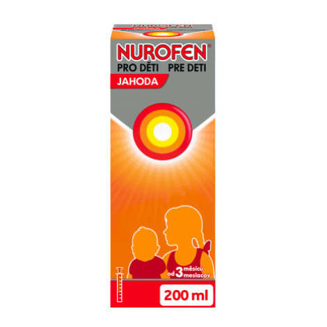 Nurofen pro děti jahoda 20 mg/ml 200 ml
