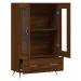 vidaXL Skříň highboard hnědý dub 69,5 x 31 x 115 cm kompozitní dřevo