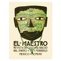 Obrazová reprodukce El Maestro Magazine Cover No.2 (Mexican Art & Culture), (30 x 40 cm)