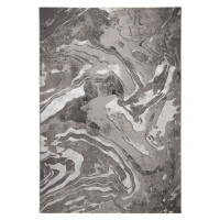 Flair Rugs koberce Kusový koberec Eris Marbled Silver - 240x340 cm