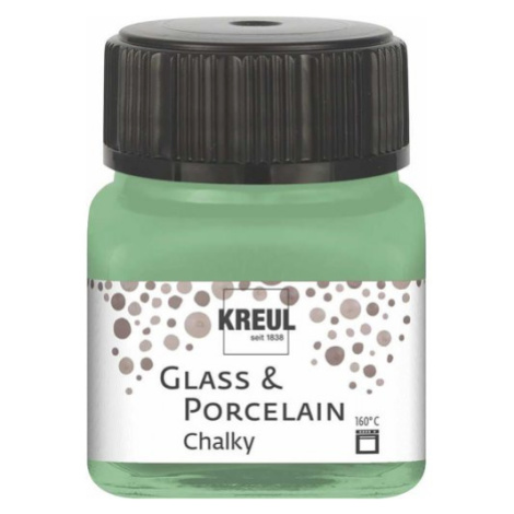 Kreul Barva na sklo a porcelán  CHALKY 20 ml ROZMARÝNOVÁ ZELENÁ