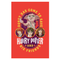 Umělecký tisk Harry Potter - Dobby has come to save, 26.7 × 40 cm