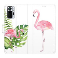 iSaprio flip pouzdro Flamingos pro Xiaomi Redmi Note 10 Pro