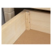 Benlemi Tmavě šedý úložný šuplík 2IN1 pod postel na kolečkách 80x160 cm (pod postel 80x180 cm) s