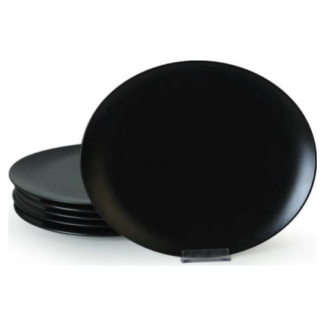 Černé keramické talíře v sadě 6 ks ø 32 cm – Hermia