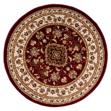 Flair Rugs koberce Kusový koberec Sincerity Royale Sherborne Red kruh - 133x133 (průměr) kruh cm