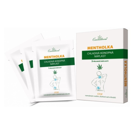 Cannaderm Mentholka chladivá konopná náplast 3ks