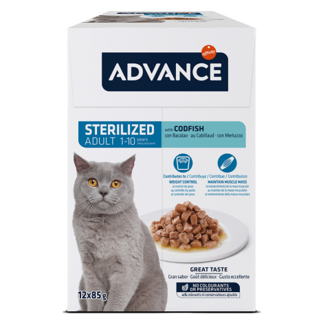 Advance Feline Sterilized treska - 52 x 85 g Affinity Advance Veterinary Diets