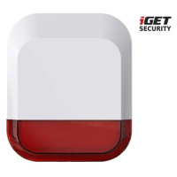 iGET SECURITY EP11 - venkovní siréna napájená baterií nebo ze sítě pro alarm iGET M5-4G