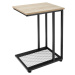 tectake 404202 odkládací stolek eton 48x35x66cm - Industriální dřevo tmavé, rustikální - Industr