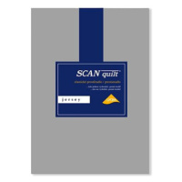 SCANquilt prostěradlo JERSEY ELASTIC LYCRA středně šedá 200 × 220 cm