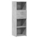 vidaXL Skříň highboard betonově šedá 40x42,5x124 cm kompozitní dřevo