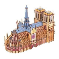 Woodcraft Dřevěné 3D puzzle Katedrála Notre-Dame