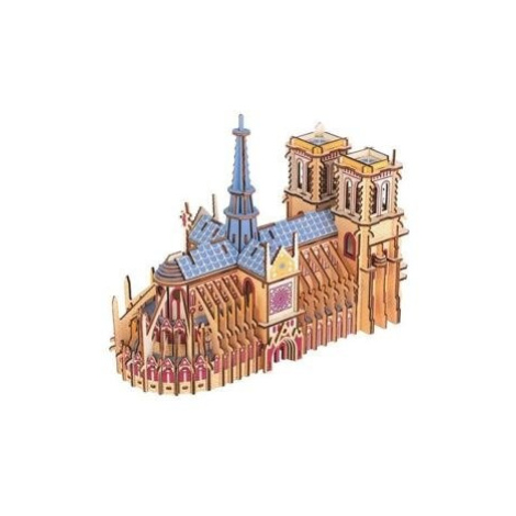 Woodcraft Dřevěné 3D puzzle Katedrála Notre-Dame