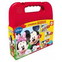 Dětské puzzle Mickey Mouse Educa progresivní 25-20-16-12 dílů 16505