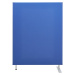 eurokraft pro Protihluková dělicí stěna, nástěnný panel, výška 1600 mm, šířka 1200 mm, modrá