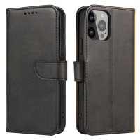 Elegantní pouzdro Magnet Case s flipovým krytem a funkcí stojánku iPhone 14 Plus černé