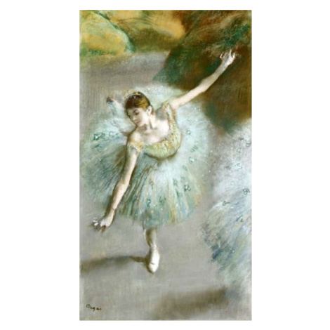 Reprodukce obrazu Edgar Degas - Dancer in Green, 55 x 30 cm Fedkolor