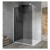 GELCO VARIO WHITE jednodílná sprchová zástěna k instalaci ke stěně, kouřové sklo, 1000 GX1310GX1