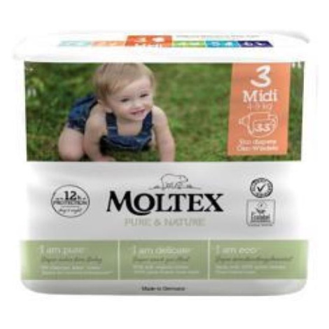 MOLTEX Pure&Nature Plenky jednorázové 3 Midi (4-9 kg)